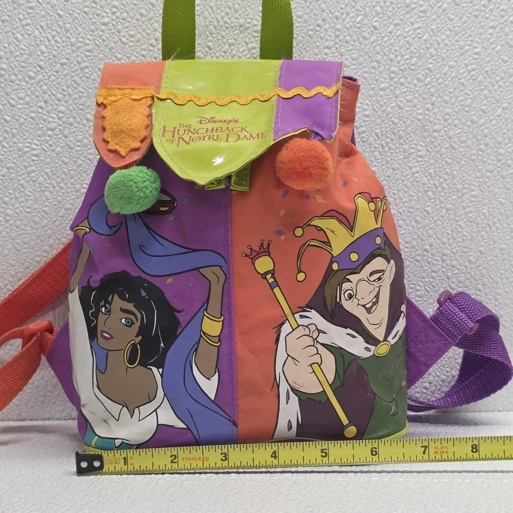 Vintage Walt Disney Hunchback of Notre Dame Kids Mini Backpack Bag